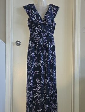 APRICOT Leaf Print Jumpsuit